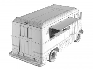 Food Truck Chevrolet 3D Model