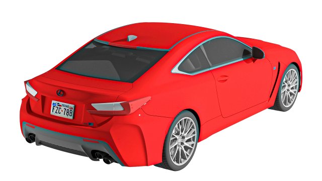 Lexus 2015 3D Модель .c4d .max .obj .3ds .fbx .stl .blend 