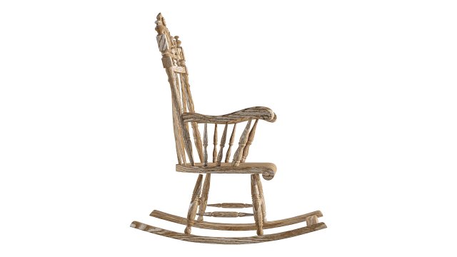 Rocking Chair Modèle 3D .c4d .max .obj .3ds .fbx .stl .blend 