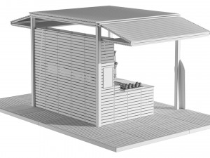 Beachbar 3D Model