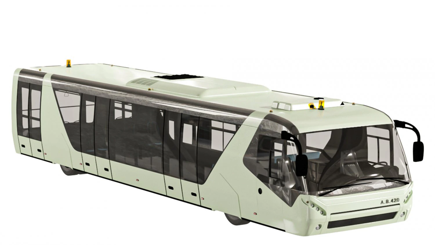 Neoplan Airliner Bus 3D Model .c4d .max .obj .3ds .fbx .stl .blend 