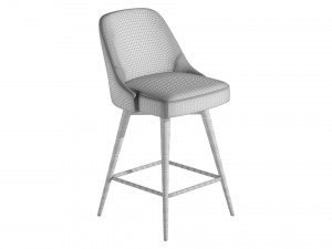 Century Counter Stool Model 3D