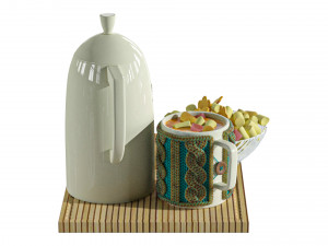 Mug with Cocoa 3D Model