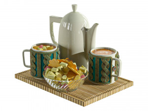 Mug with Cocoa 3D Model