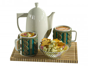 Mug with Cocoa 3D Model