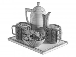 Mug with Cocoa 3D Model