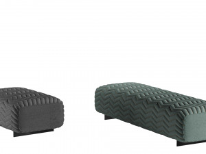 Quincy Pouf 3D Model