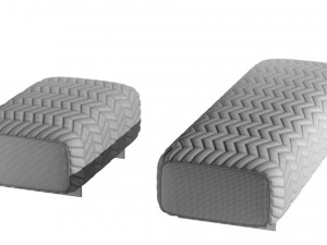 Quincy Pouf 3D Model
