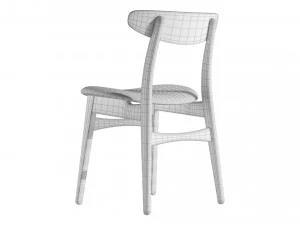 Stool Wood 3D Model