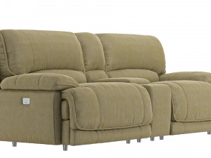 Power Reclining Sectional 3D Model