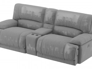 Power Reclining Sectional 3D Model