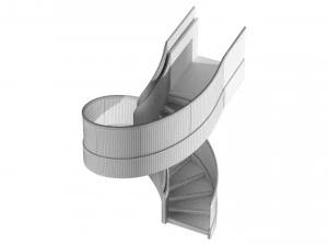 Spiral Staircase 3D Model