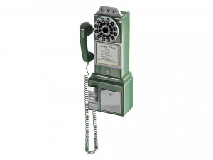 Pay Phone 3D Model