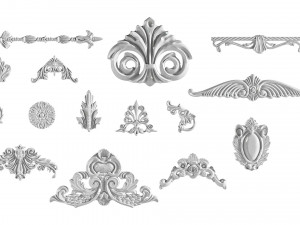 Decor Set 001 Modello 3D