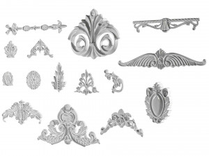 Decor Set 001 3D 모델