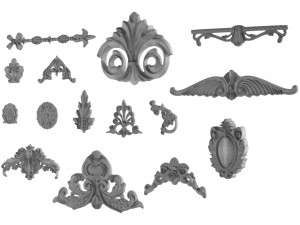 Decor Set 001 3D 모델