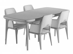 Play Chair Table 3D 模型