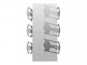 Table and Chairs Set 3D Model