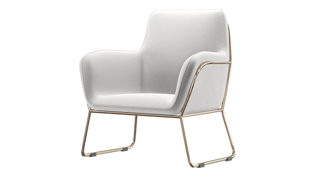 HermannArmchair 3D Model .c4d .max .obj .3ds .fbx .stl .blend 