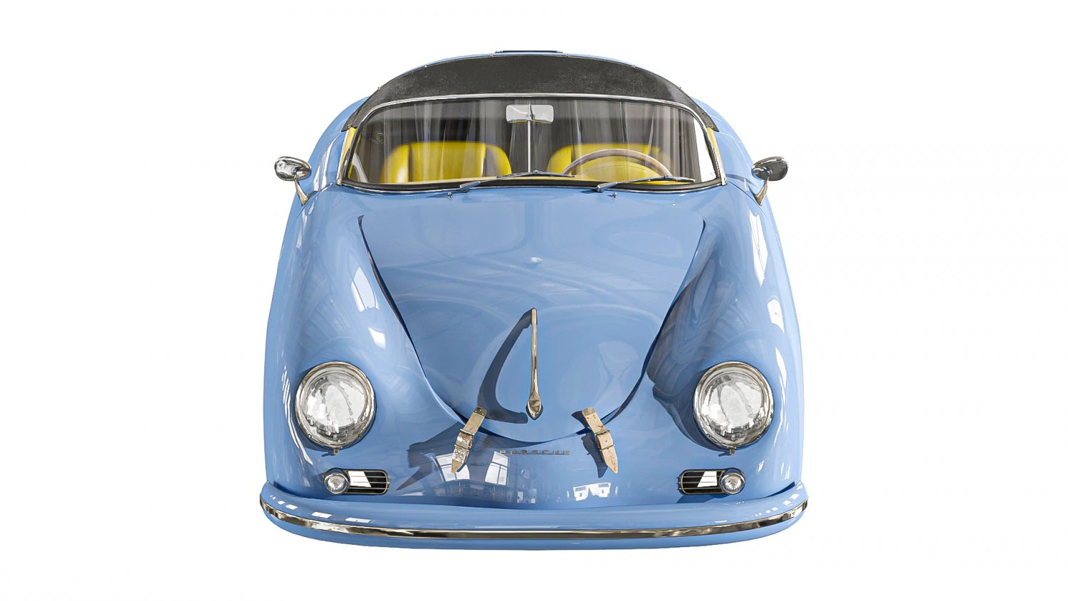 Porsche 356 Speedster 3D Model .c4d .max .obj .3ds .fbx .stl .blend