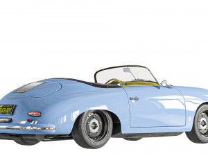 Porsche 356 Speedster 3Dモデル