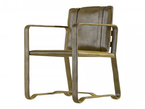 Leather Belt Camel Chair 3D Model
