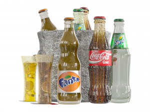 Drink Set 01 3D मॉडल