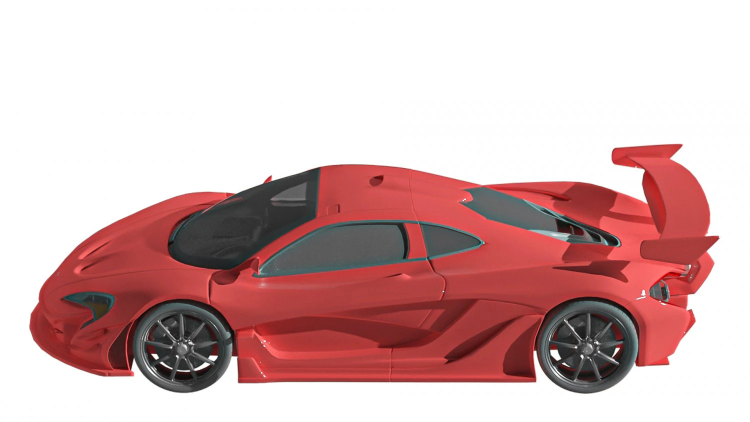 Mc Laren P 3D Model .c4d .max .obj .3ds .fbx .stl .blend 
