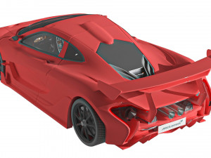 Mc Laren P Model 3D