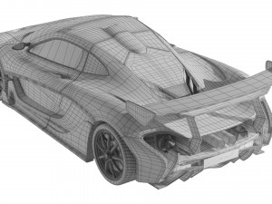 Mc Laren P Model 3D