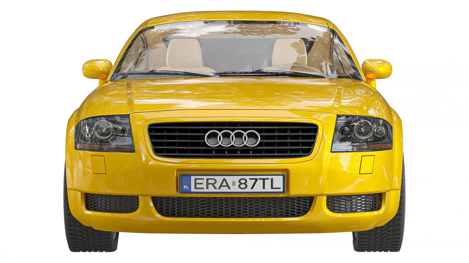Car Audi TT 3D Model .c4d .max .obj .3ds .fbx .stl .blend 