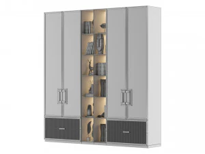 Neoclassical Wardrobe 3D Model