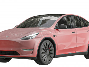 Tesla Model Y 3D 모델