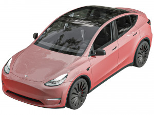 Tesla Model Y 3D 모델