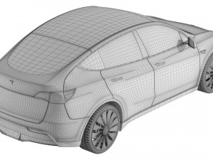 Tesla Model Y 3D 모델