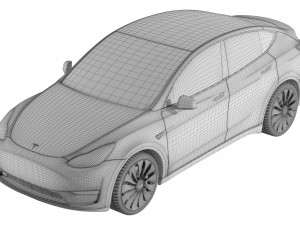 Tesla Model Y 3D 모델