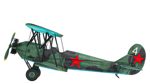 Polikarpov Modello 3D .c4d .max .obj .3ds .fbx .stl .blend 