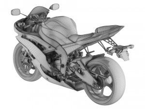 Yamaha YZF R6 3D Model