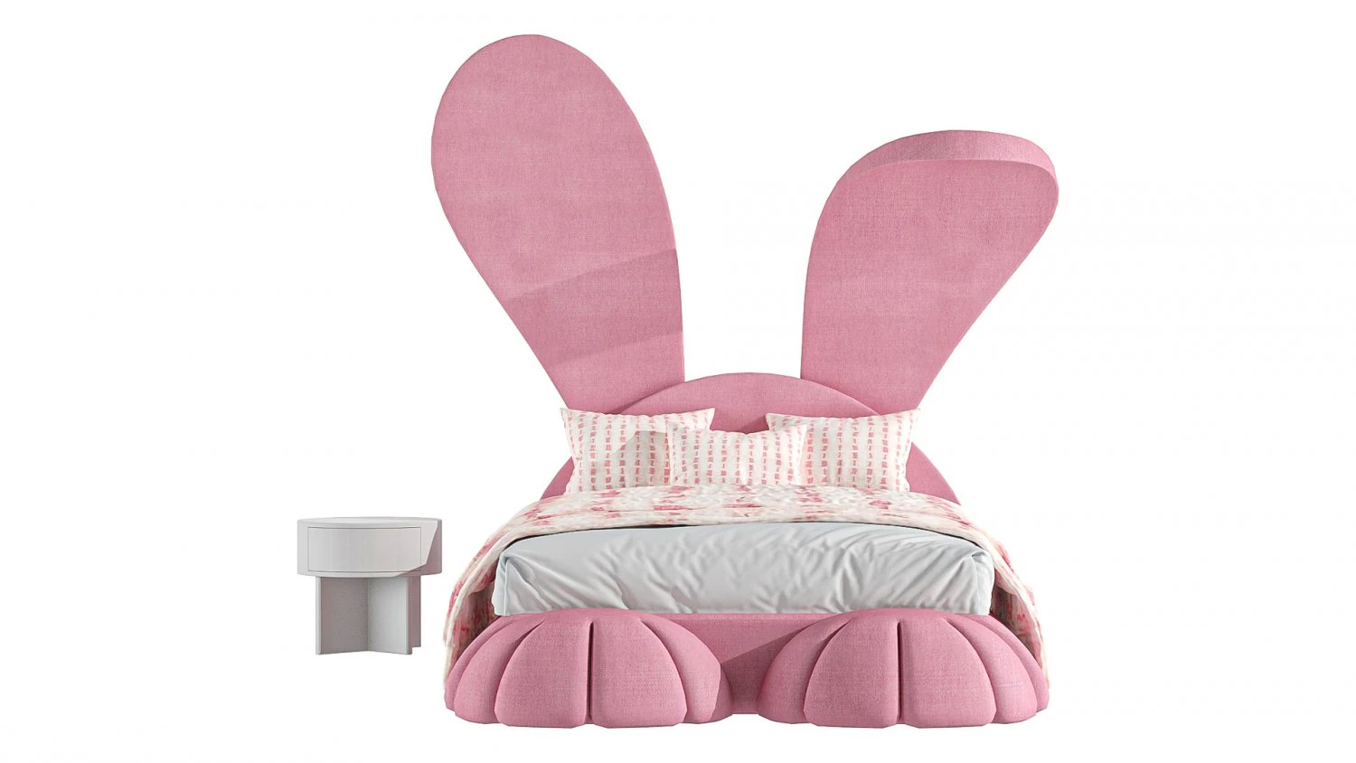 Mr Bunny Bed 3D Model .c4d .max .obj .3ds .fbx .stl .blend