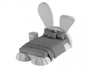 Mr Bunny Bed 3D Model