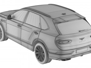 Bentley Bentayga Hybrid 3D 模型
