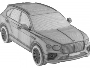 Bentley Bentayga Hybrid 3D 模型