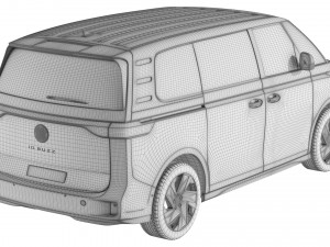 Volkswagen ID Buzz 3Dモデル