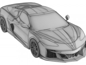 Chevrolet Corvette Z06 3D Модель