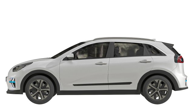 Kia Niro Modello 3D .c4d .max .obj .3ds .fbx .stl .blend 