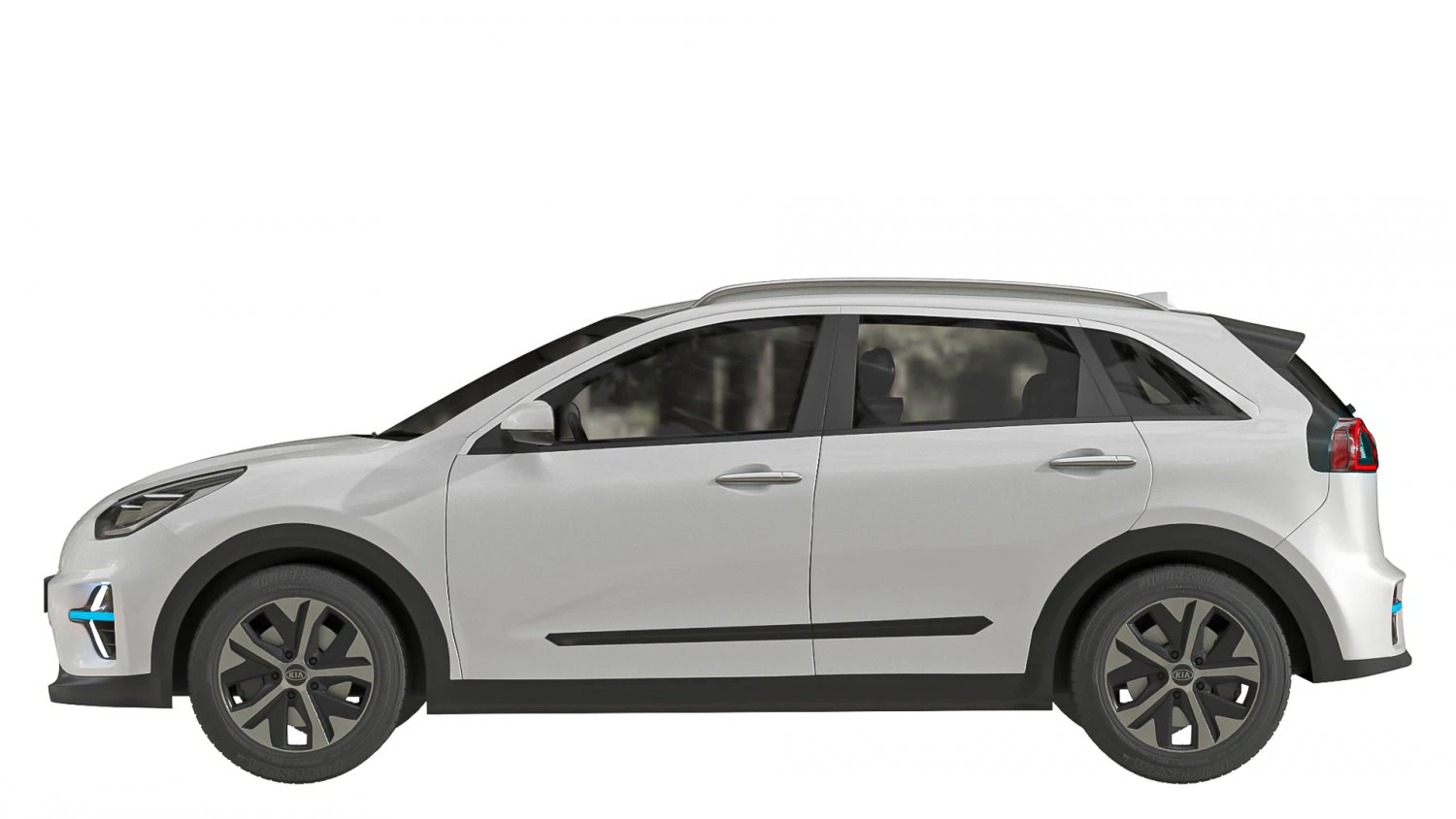 Kia Niro 3D Model .c4d .max .obj .3ds .fbx .stl .blend 