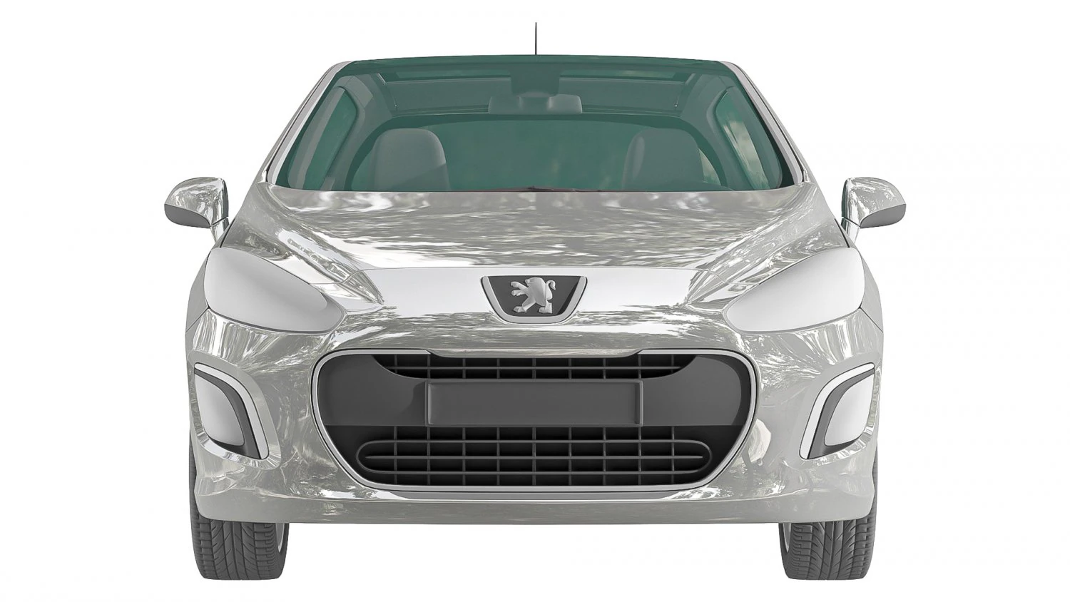 Peugeot 3D Model .c4d .max .obj .3ds .fbx .stl .blend 