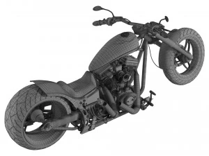 Empire Bike 3D Model