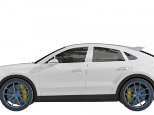 Porsche Cayenne Turbo 3D Model