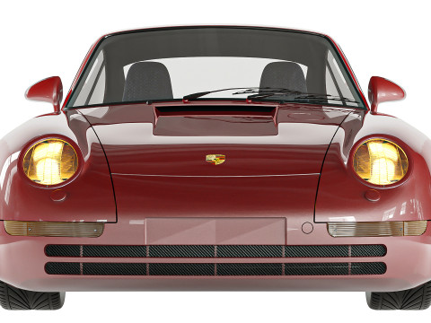 Porsche 959 Corona 3D Model